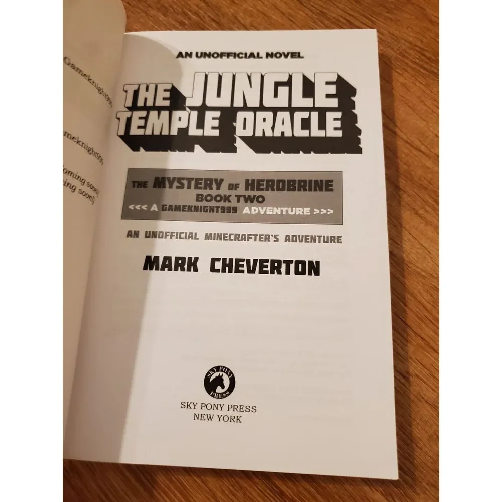 Minecraft The Jungle‎ Temple Oracle Handbook Kids Gaming Guide